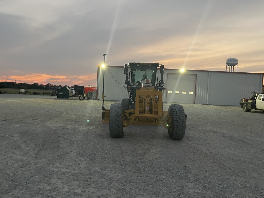 Topcon GPS field work in Poinsett County, Arkansas