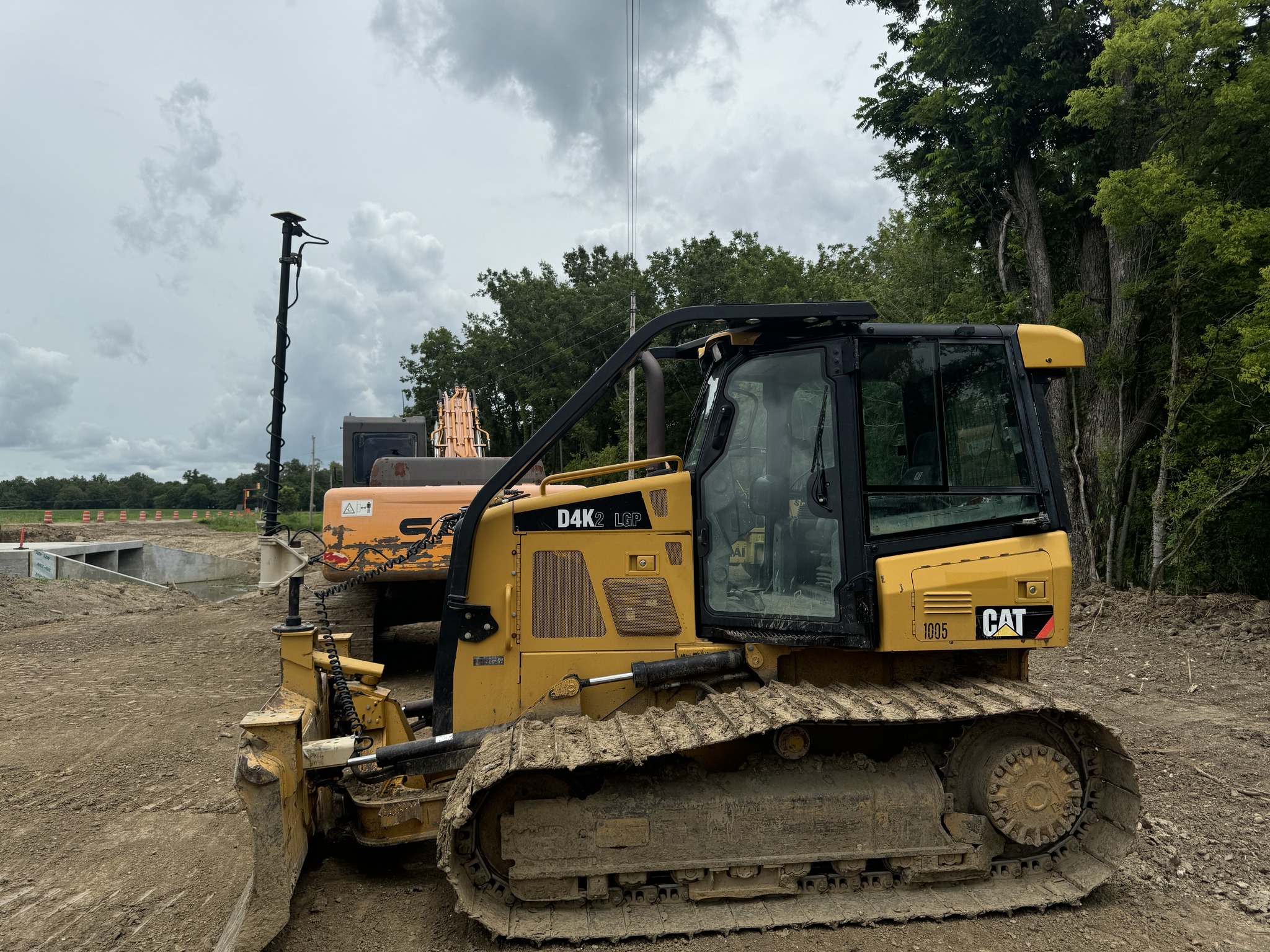 Construction equipment supplier yard at Dirt Pan Depot, Marked Tree, AR