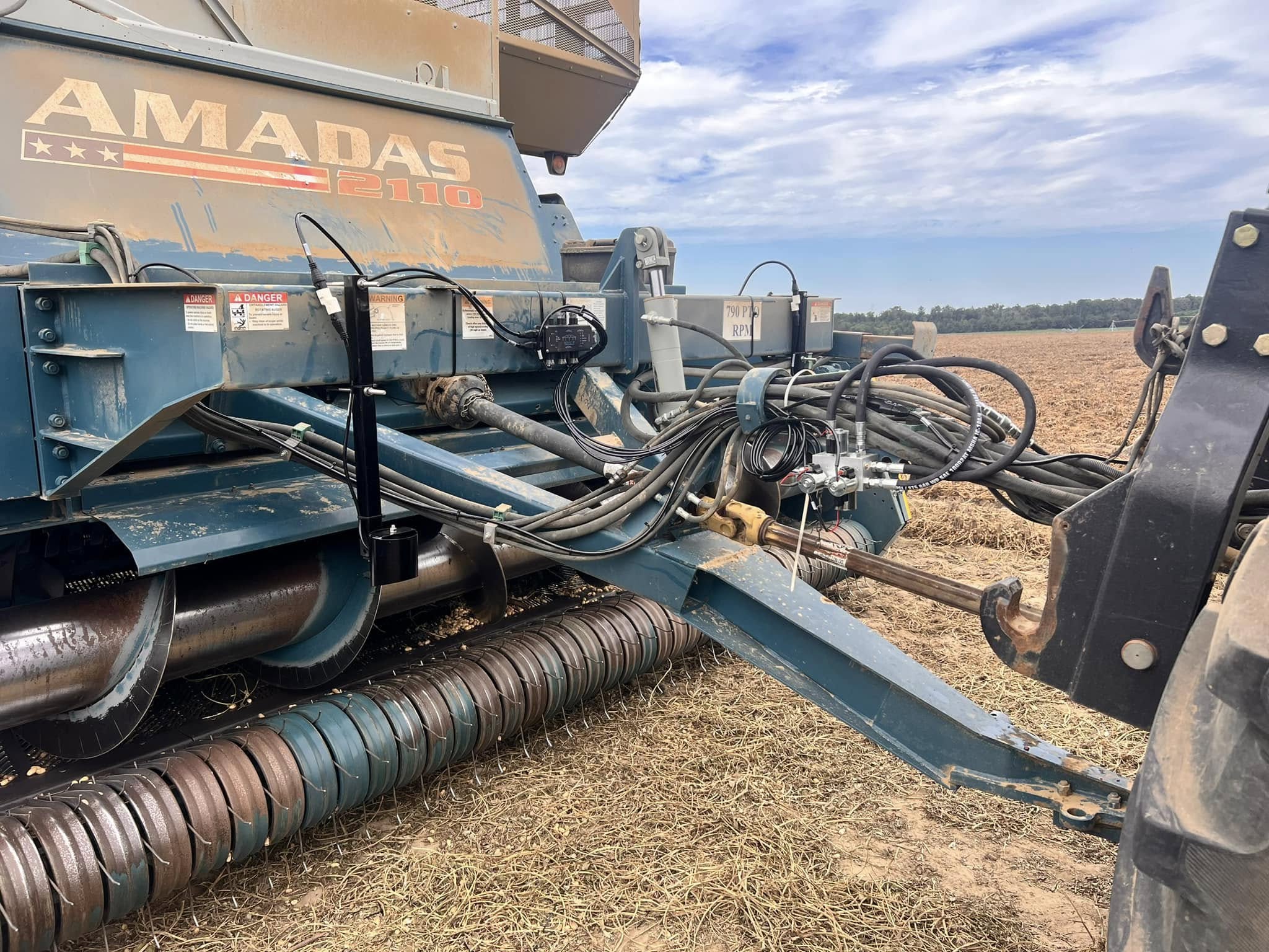 Topcon GPS machine control on job site equipment in Poinsett County