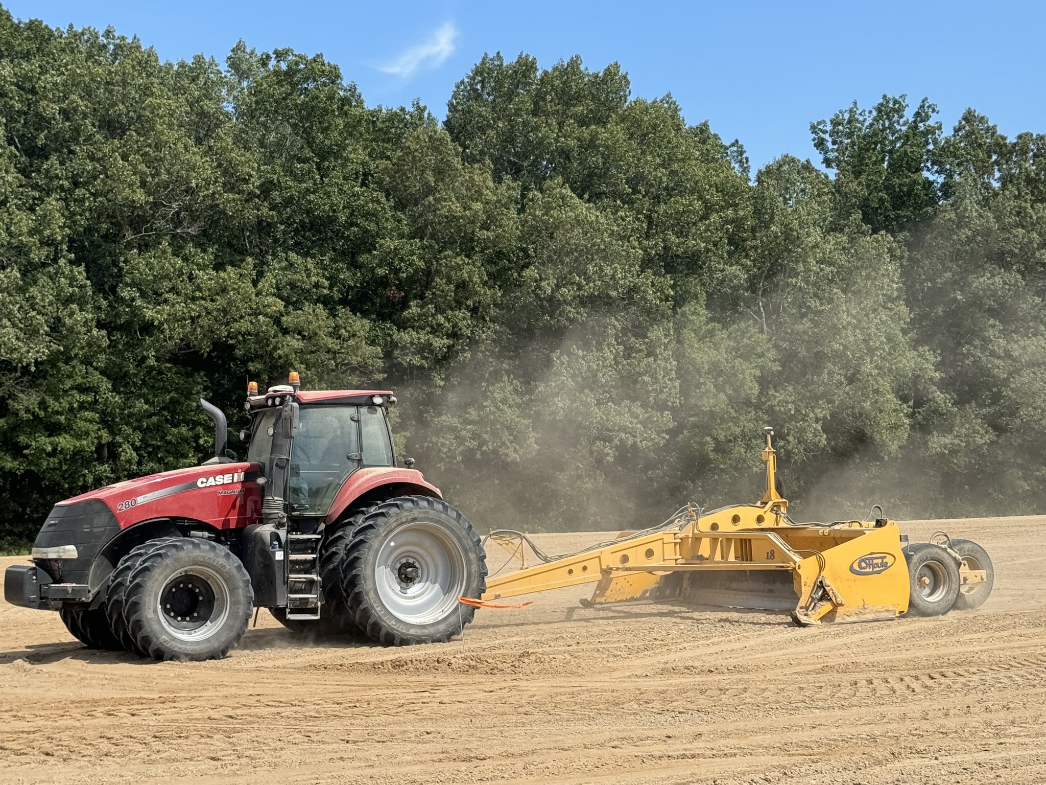 Dirt Pan Depot Topcon GPS solutions in action across Poinsett County