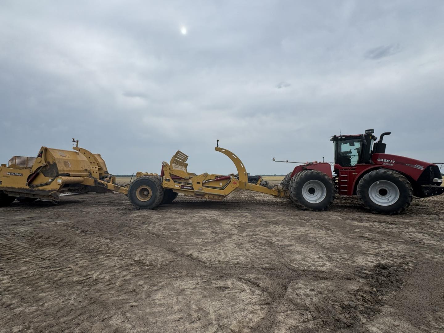 Topcon machine control installation at Dirt Pan Depot, Marked Tree, AR